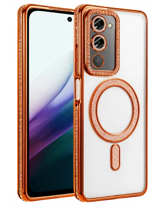 Joko Xiaomi Redmi 15 4G Joke Simli Magneticsafe Kılıf - Turuncu