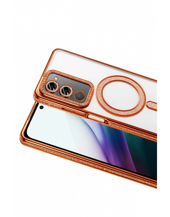 Joko Xiaomi Redmi 15 4G Joke Simli Magneticsafe Kılıf - Turuncu