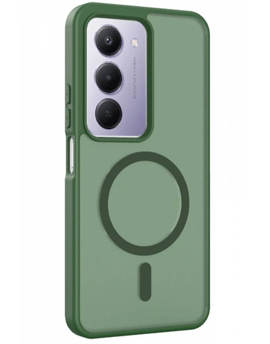 Joko Xiaomi Redmi 15 4G Jota Magsafe Kapak - Koyu Yeşil