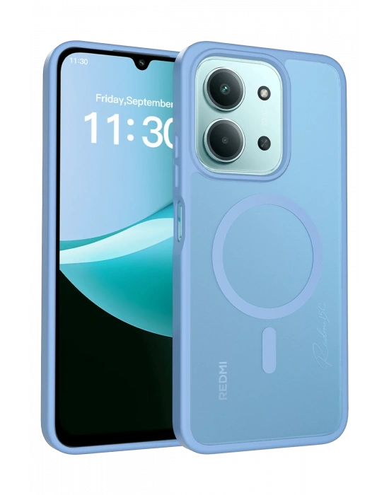 Joko Xiaomi Redmi 15C 4G Jota Magsafe Kapak - Açık Mavi