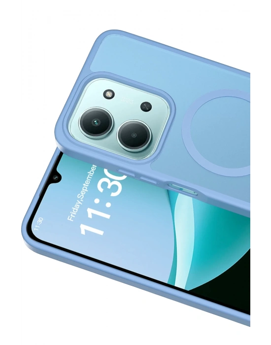 Joko Xiaomi Redmi 15C 4G Jota Magsafe Kapak - Açık Mavi