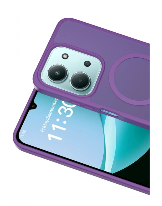 Joko Xiaomi Redmi 15C 4G Jota Magsafe Kapak - Derin Mor