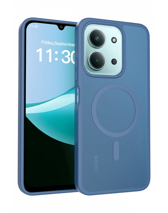 Joko Xiaomi Redmi 15C 4G Jota Magsafe Kapak - Lacivert