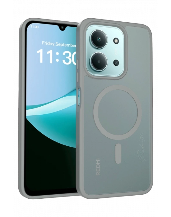 Joko Xiaomi Redmi 15C 4G Jota Magsafe Kapak - Titan Gri