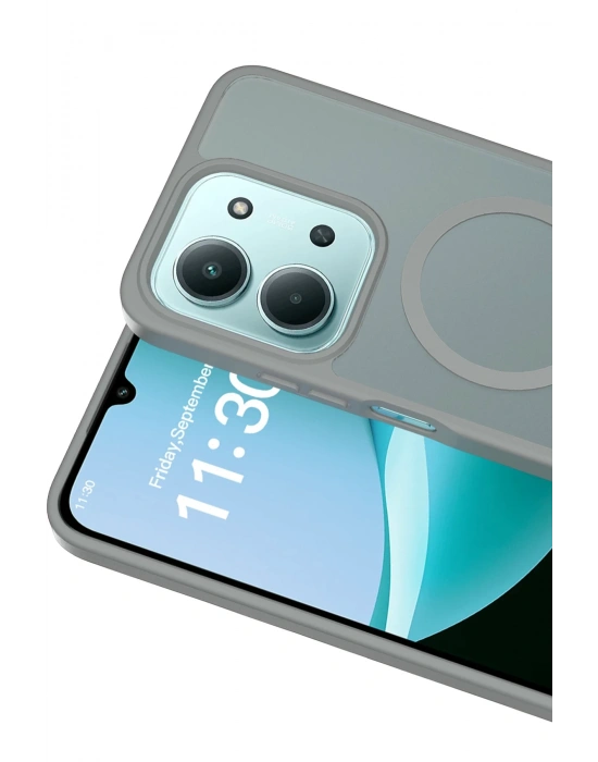 Joko Xiaomi Redmi 15C 4G Jota Magsafe Kapak - Titan Gri