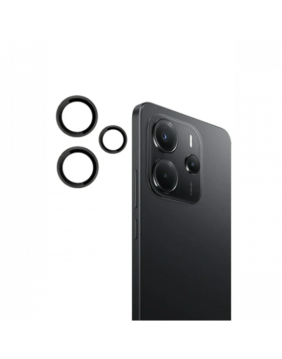 Joko Xiaomi Redmi Note 14 4G PVD Metal Kamera Lens - Siyah