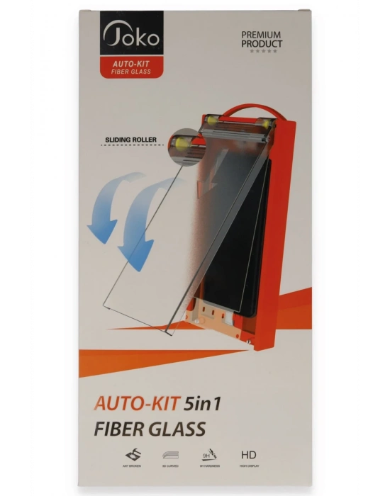Joko Xiaomi Redmi Note 14 Pro 4G AutoKit 5in1 Fiber Cam Ekran Koruyucu