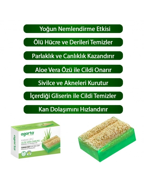 Kabak Lifli Aloe Vera Sabunu 125 Gr