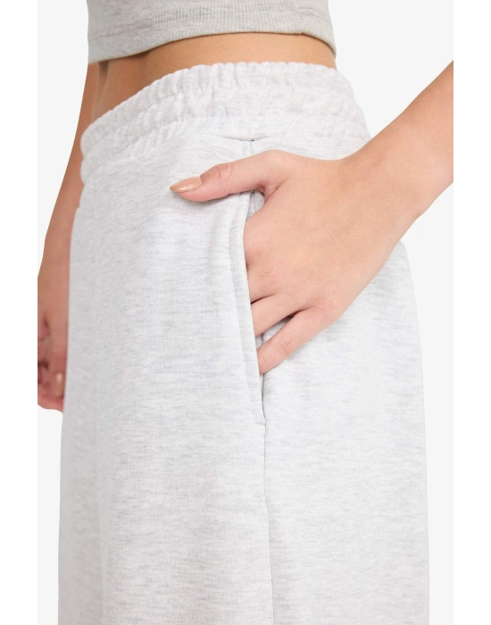 Kadın Eşofman Alt F8730AX/GR256 GREY MELANGE Gri