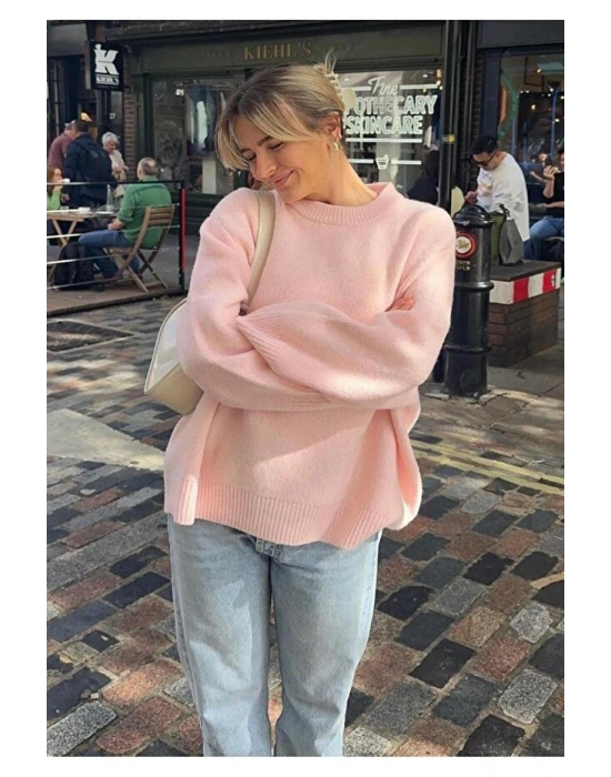 Kadın Oversize Kalıp Kışlık Kazak