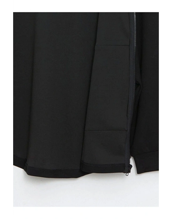 Kapüşonlu Oversize Kadın Fermuarlı Sweatshirt