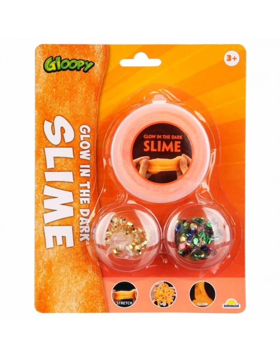 Karanlıkta Parlayan Turuncu Slime