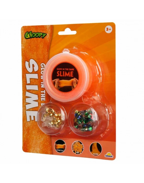 Karanlıkta Parlayan Turuncu Slime