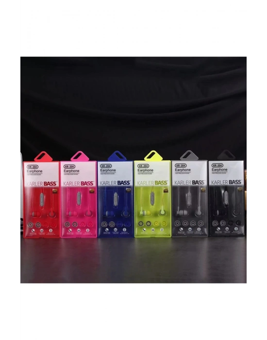 Karler Bass KR-204 Kablolu Kulaklık - Yeşil