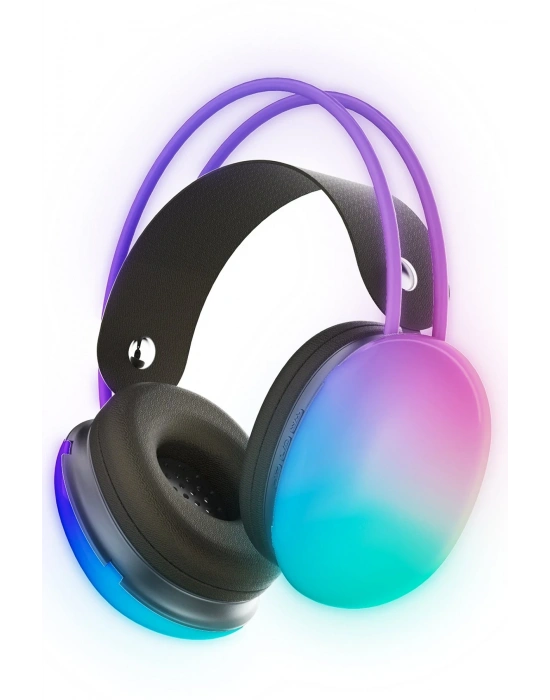 Karler Bass KRH1 RGB Kafaüstü Kablosuz Kulaklık - Siyah