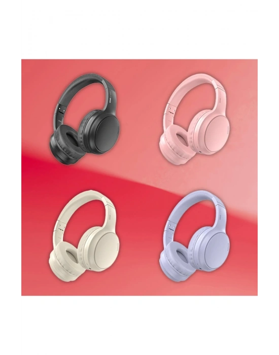 Karler Bass KRH4 Aktif Gürültü Engelleyici Özellikli Kafaüstü Kablosuz Bluetooth Kulaklık - Siyah