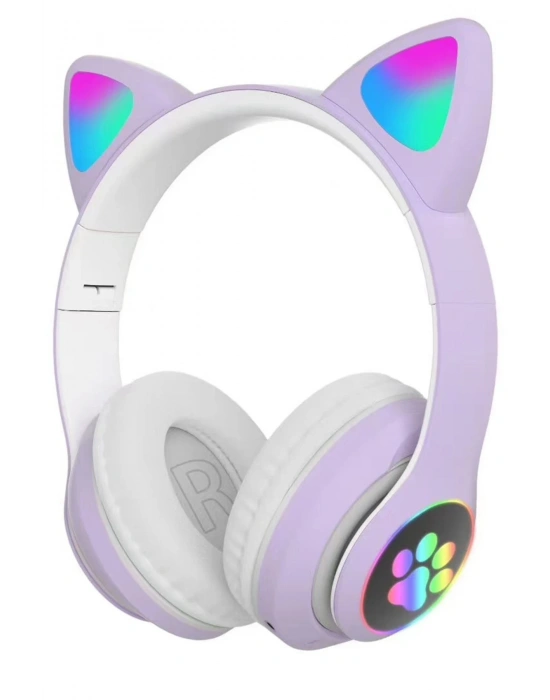Karler Bass STN28 Kablosuz Kedi Kulaklık - Lila