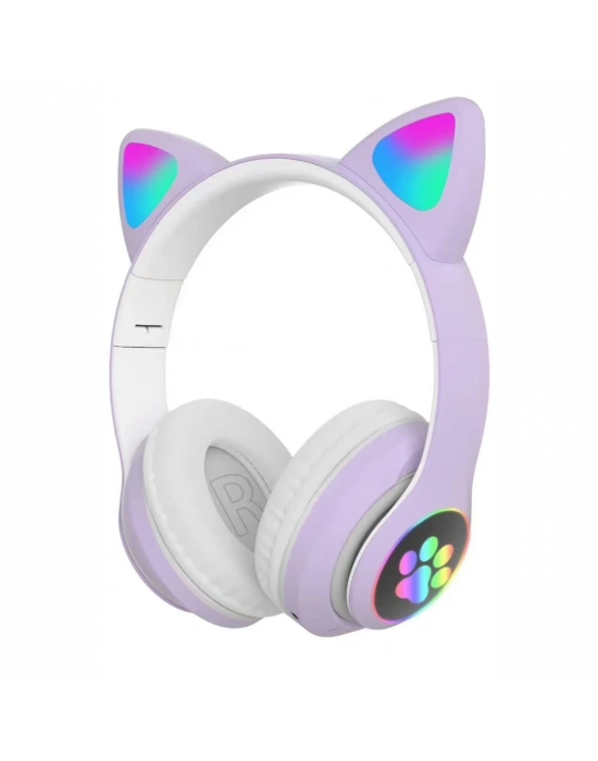 Karler Bass STN28 Kablosuz Kedi Kulaklık - Lila
