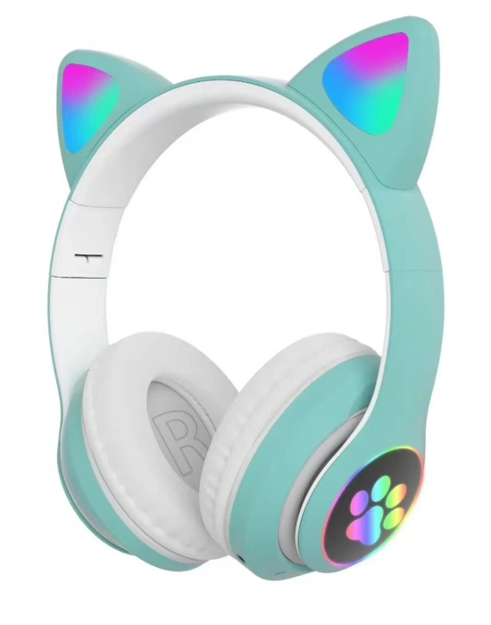 Karler Bass STN28 Kablosuz Kedi Kulaklık - Yeşil