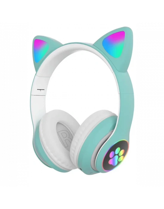 Karler Bass STN28 Kablosuz Kedi Kulaklık - Yeşil