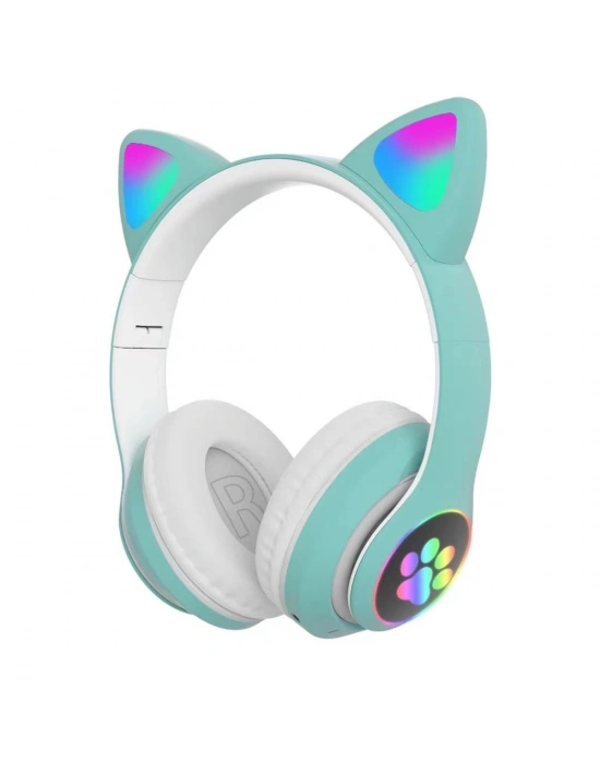 Karler Bass STN28 Kablosuz Kedi Kulaklık - Yeşil