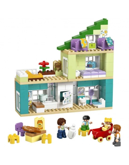 Kasabası 3’ü 1 Arada Figürlü Modern Aile Evi