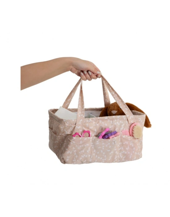  Katlamalı Anne & Bebek Organizer 795 Somon Çiçek