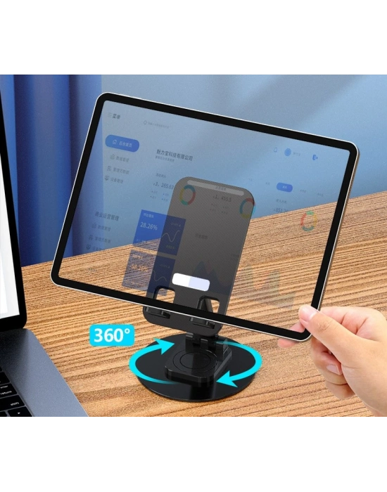Katlanabilir Telefon Tutucu Stand Yuvarlak Tabanlı CM-074