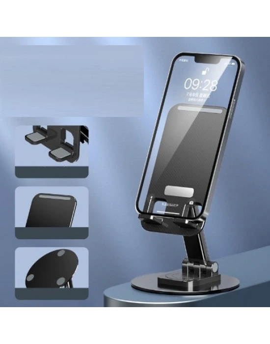 Katlanabilir Telefon Tutucu Stand Yuvarlak Tabanlı CM-074
