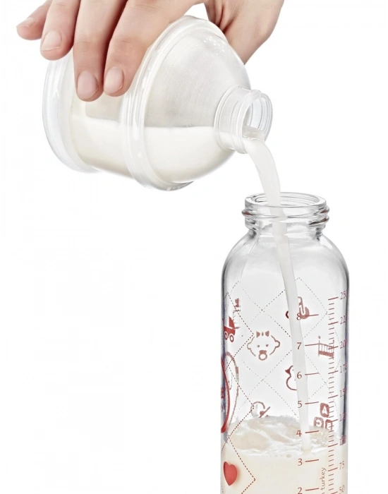  Katlı Toz Mama Kabı 545 Beyaz