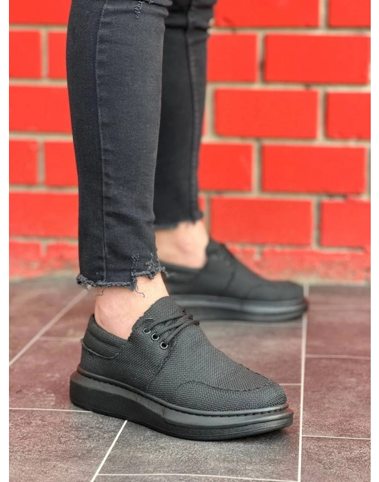 KB-042  Kuback Bağcıklı Kömür Günlük Erkek Ayakkabı