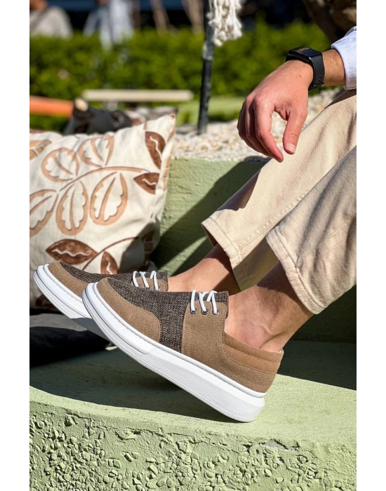 KB-042  Kuback  Bağcıklı Taba Günlük Erkek Ayakkabı