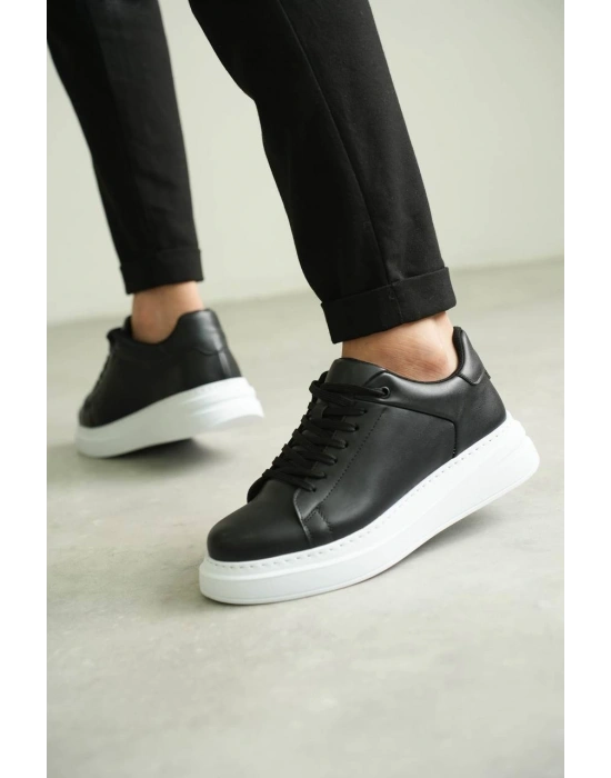 KB-B2 Kuback Siyah Cilt Günlük Erkek Ayakkabı