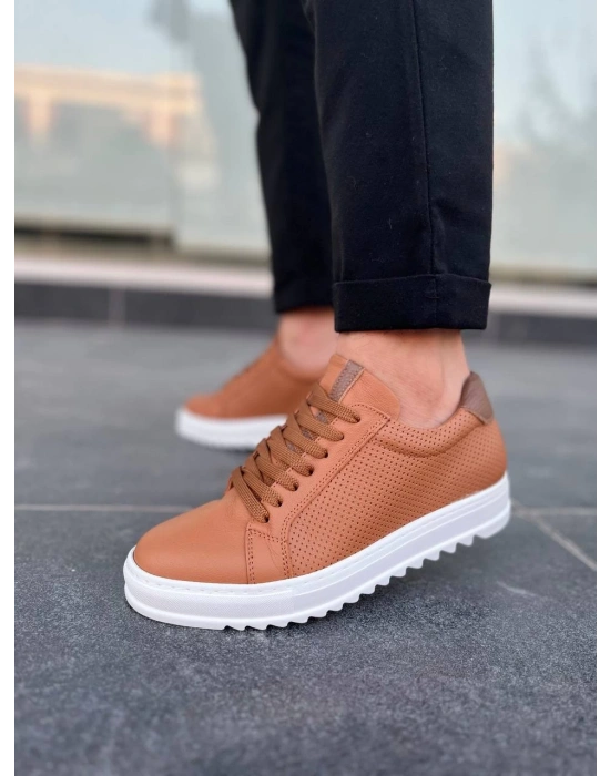 KB-DX2 Kuback Taba Deri Günlük Erkek Ayakkabı