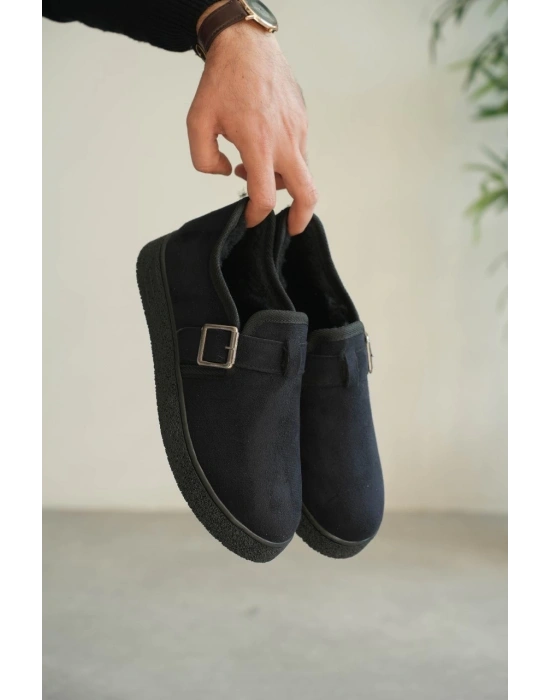 KB-KX1 Kuback Lacivert Kürklü Günlük Erkek Ayakkabı