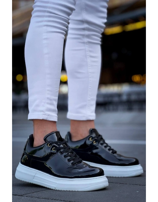 KB-X20 Kuback Siyah Rugan  Günlük Erkek Ayakkabı