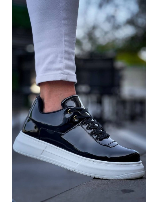 KB-X20 Kuback Siyah Rugan  Günlük Erkek Ayakkabı