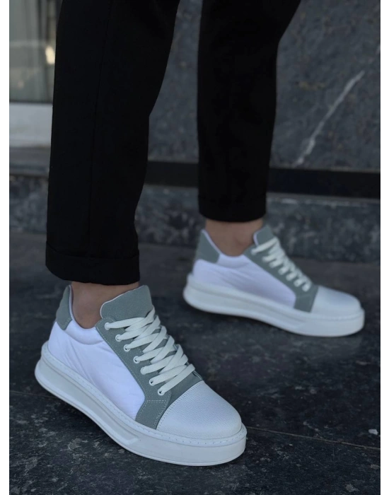 KB-X46 Kuback Beyaz Bebe Mavi Yüksek Beyaz Taban Günlük Spor Ayakkabı