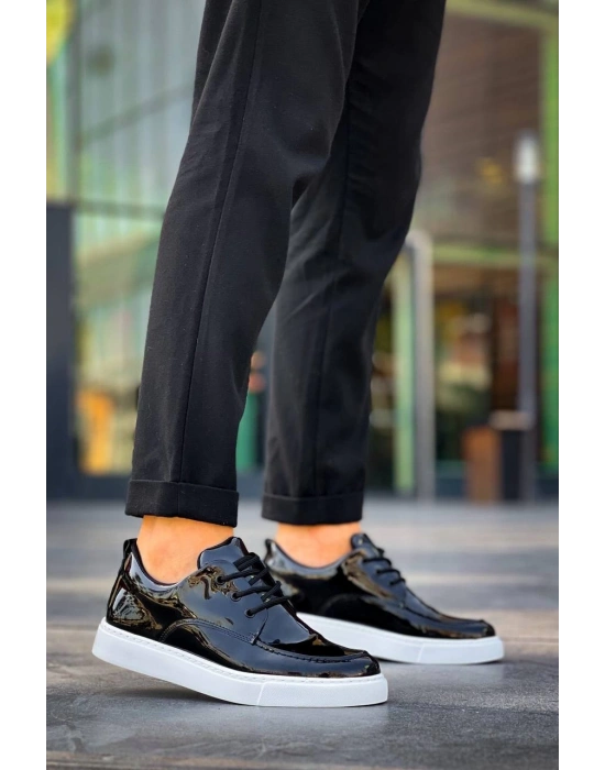 KB-X5 Kuback Siyah Rugan Günlük Erkek Ayakkabı