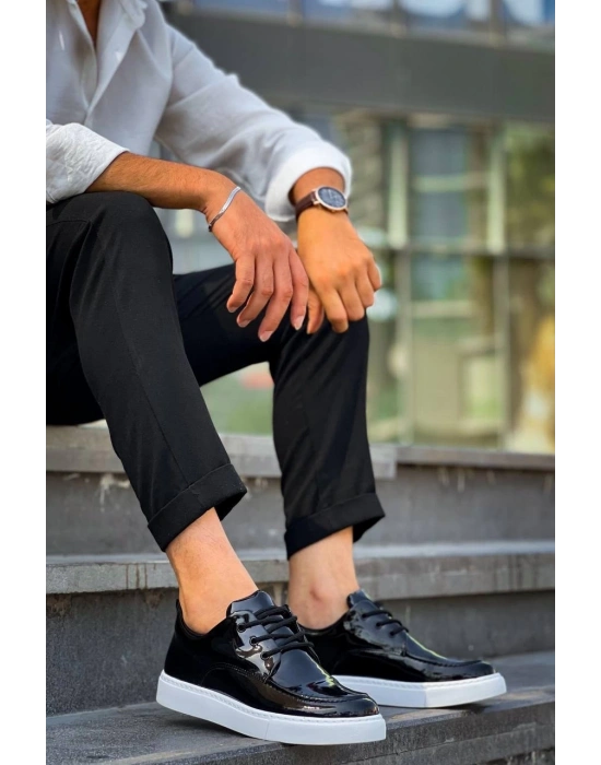 KB-X5 Kuback Siyah Rugan Günlük Erkek Ayakkabı