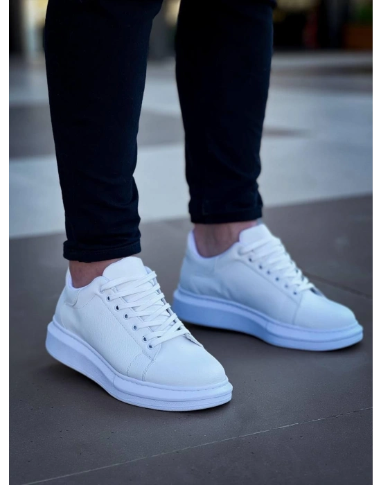 KB-X500  Kuback Bağcıklı Beyaz  Günlük Erkek Ayakkabı