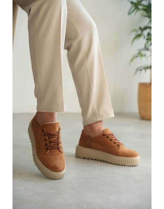 KB-X516 Kuback Taba Süet Günlük Erkek Ayakkabı