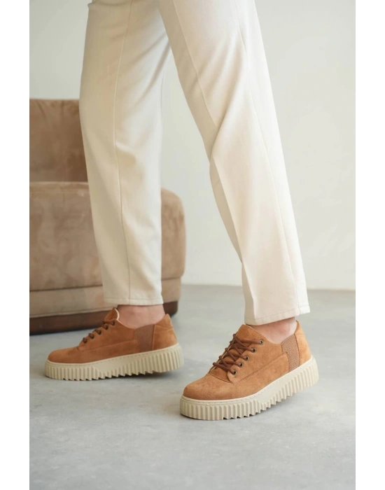 KB-X516 Kuback Taba Süet Günlük Erkek Ayakkabı