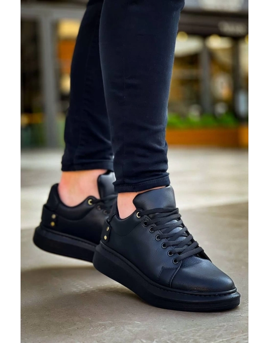 KB047  Kuback Kömür Cilt Günlük Erkek  Ayakkabı