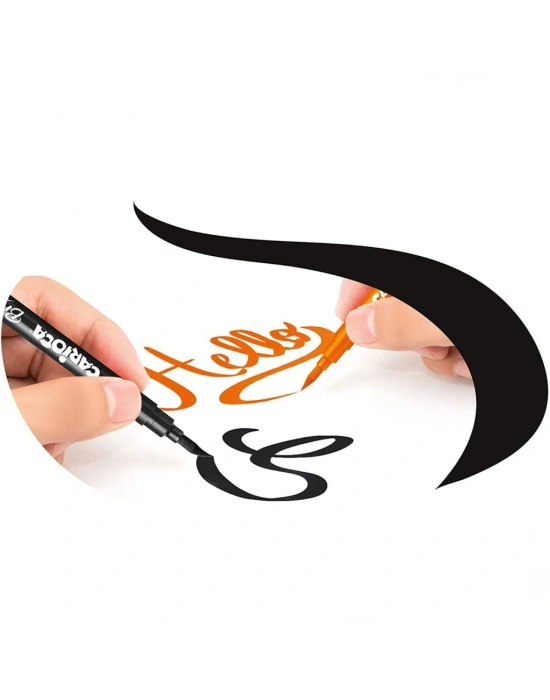 Keçeli Boya Süper Brush Fırça Uçlu 10lu 42937