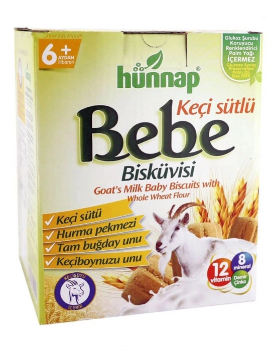 Keçisütlü Vitaminli Bebe Bisküvisi 400 Gr