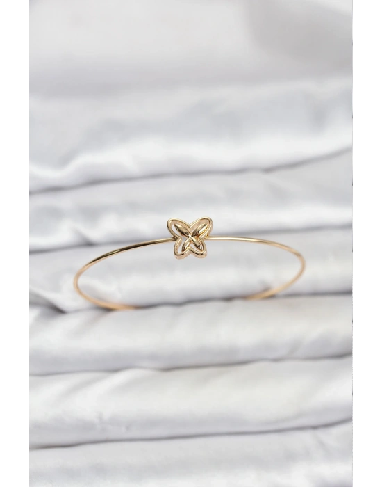 Kelebek Model Gold Renk Bileklik