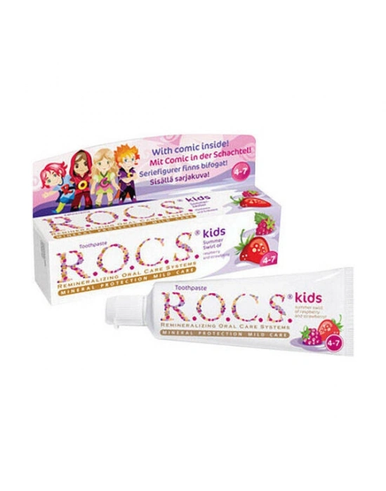 Kids Diş Macunu 35ml 4-7 Yaş Ahududu
