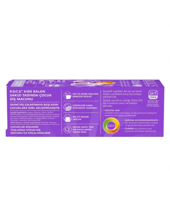 .Kids Diş Macunu 4-7 Yaş 35 ml Sakız