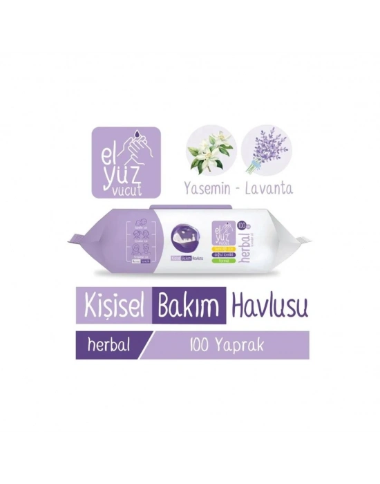 Kişisel Bakım Havlusu 100lü Herbal